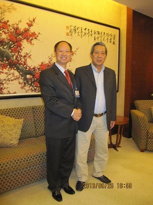 泰總理與我司董事長廖世明先生商談